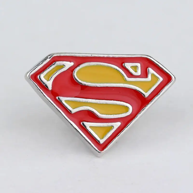 Llaveros de superhéroe de Color rojo de colores oro Vintage de superhéroe joyería de película de alta calidad Llaveros