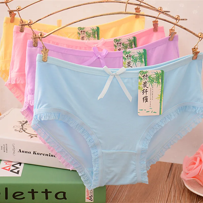 High Quality women's panties 6 pieces new fashion underwear bamboo