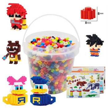 

DOLLRYGA jouet enfant 3550pcs Mini Block Brick Kids Toy for Children Figures Diamond Building Blocks Assembly Educational Bricks