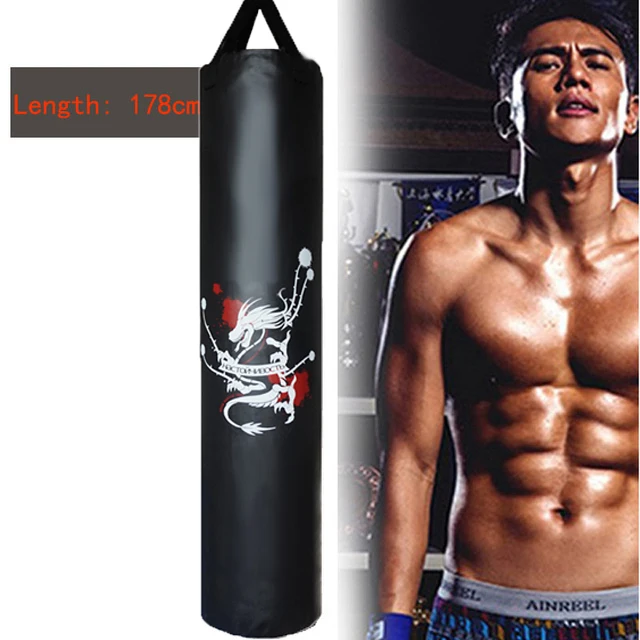 Empty Kick Boxing Bag 100cm/115cm/162cm/178cm Training Fitness Punching Bag Saco De Pancada Boxeo Hook Hanging MMA Fight Sandbag