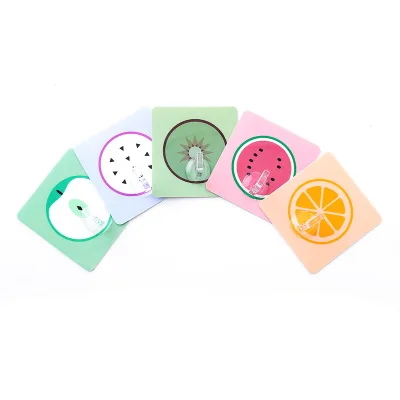 10pcs/lot Fruit nail-free seamless strong glue door hooks Kitchen bathroom wall multi-purpose hooks