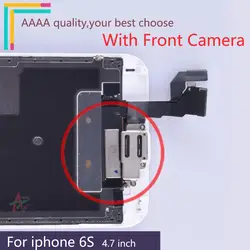 Сенсорный ЖК-дисплей для iPhone 6s экран сенсорный ЖК-дисплей дигитайзер Передняя камера Замена с инструментами
