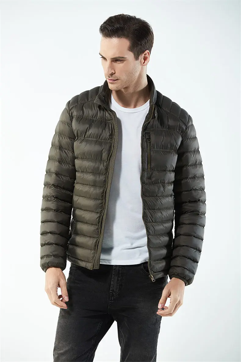 Brand Mens Jackets Wind Water Resistant Autumn Winter Stand Collar Male Jacket Coats Men Zipper Pockets US EU Size Machine Wash 03