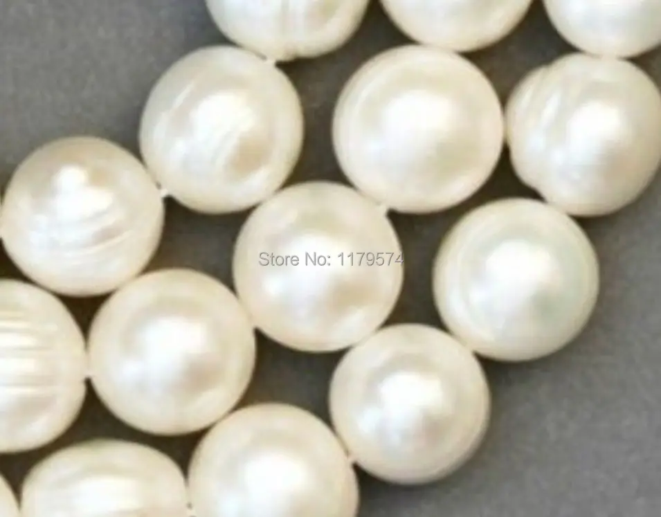

Hot ! Among the 10-11mm White Akoya Freshwater all-match girl Pearl Loose Beads 15 "beads jewelry making ZH0301