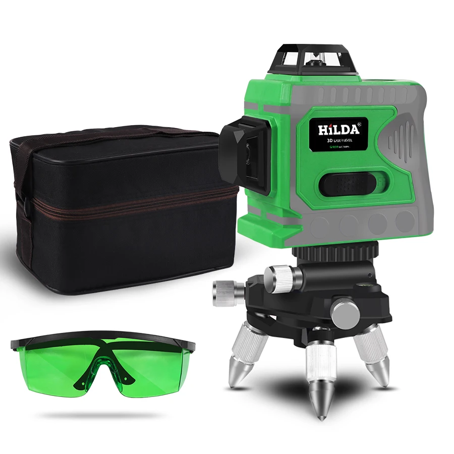 

12 Lines 3D Level Self-Leveling 360 Horizontal And Vertical Cross Super Powerful Green Laser Beam Line