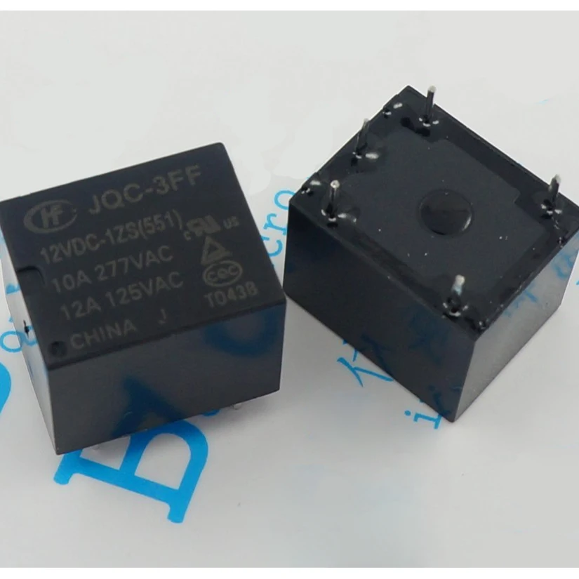 5 шт./лот 5-контактное реле JQC-3FF-012-1ZS a групповое преобразование JQC-3FF-12VDC-1ZS T73 |