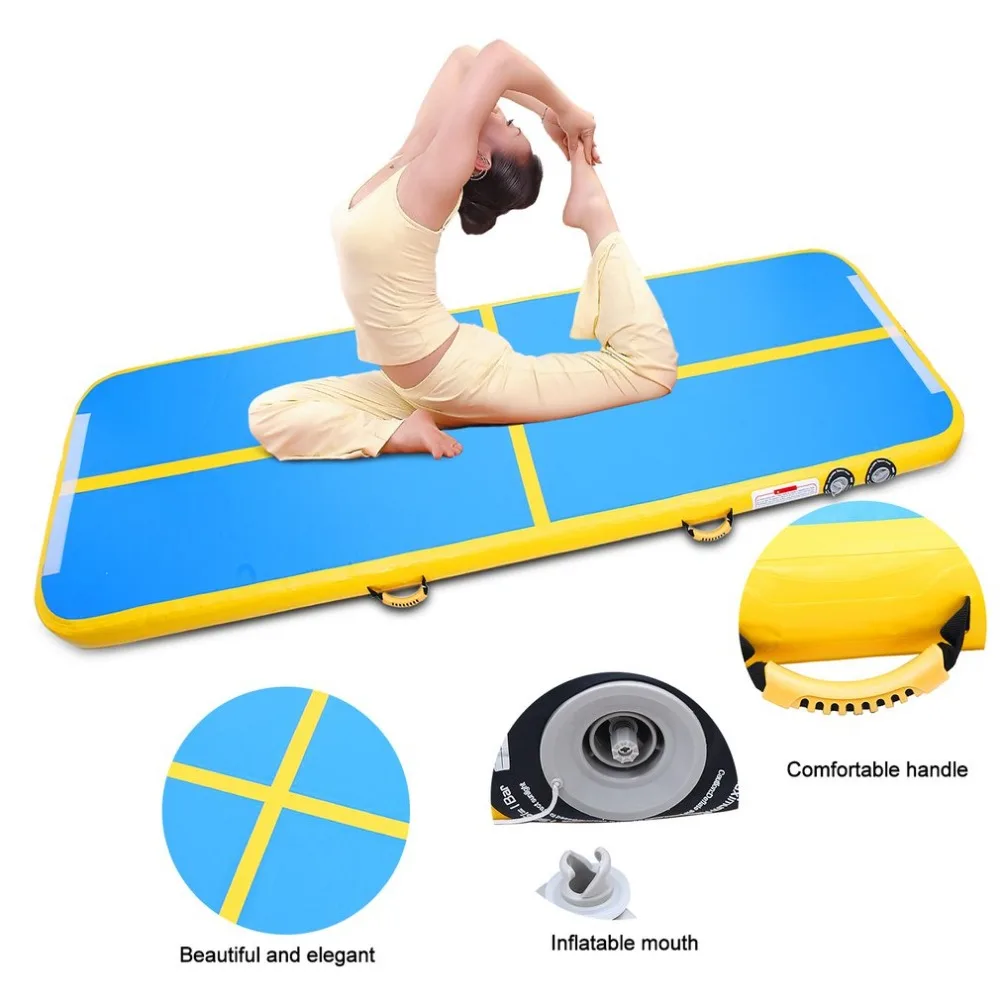 

Newest 3*0.9m Inflatable Air Track Floor Universal Gymnastics Tumbling Mat Portable Air Tumbling Pad Cheerleading Inflatable Mat