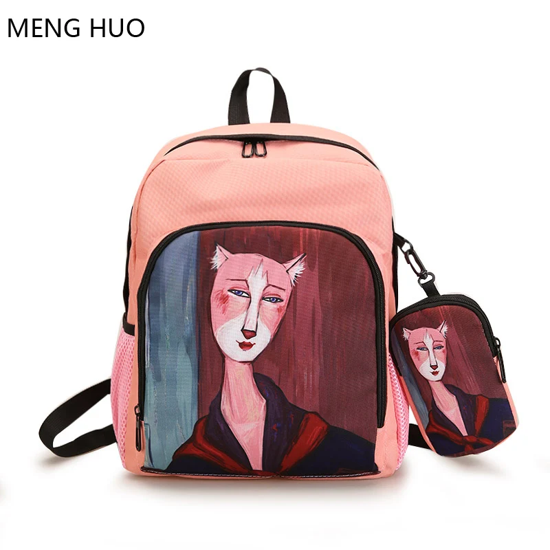 cool kawaii shoulder bag harajuku backbag girls backpack woman back