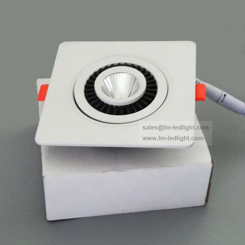 

Free Shipping 9W Surface Mounted adjustable LED downlight for living room lamp/bedroom lamp/balcony lamp / corridor lights