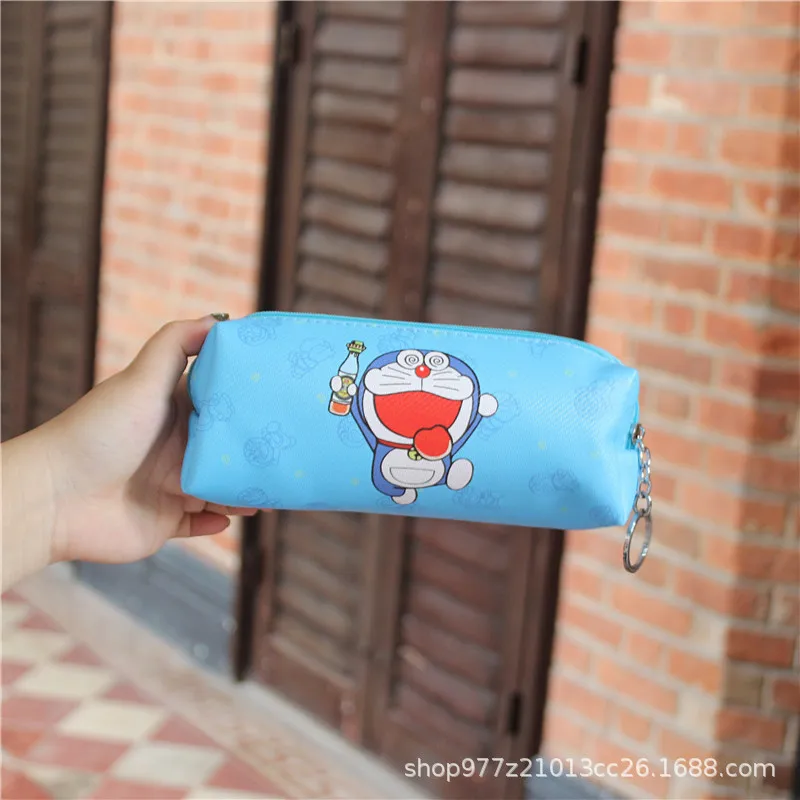 IVYYE 1 шт. Happy Doraemon аниме Косметика Сумки PU молния школьный пенал хранения пенал канцелярские новый
