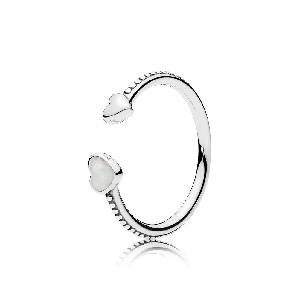 

Authentic 925 Sterling Silver Original Hearts of Love Pandora Ring For Women Charm Wedding Birthday Gift DIY Jewelry