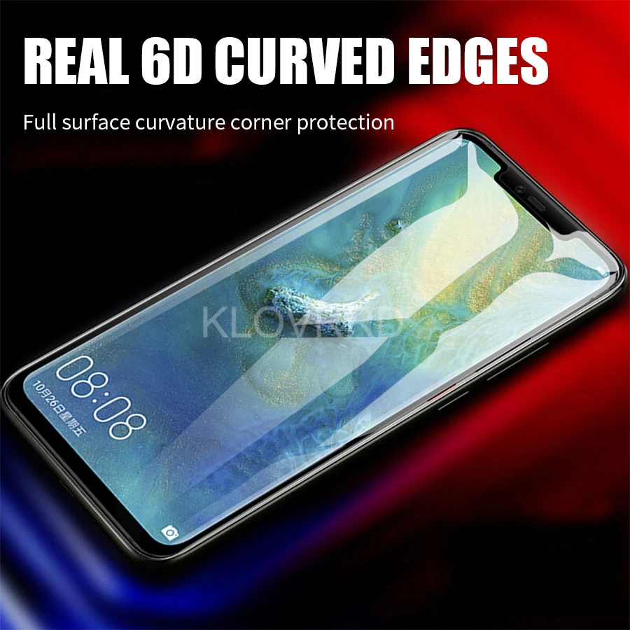 6D для huawei P Smart Plus 2019 честь 8X просмотра 20 V20 P20 P30 Коврики Lite Pro полный клей крышка из