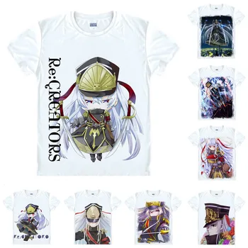

Coolprint Anime Shirt Re CREATORS Re:CREATORS T-Shirts Short Sleeve Altair Military Uniform Princess Cosplay Motivs Hentai Shirt