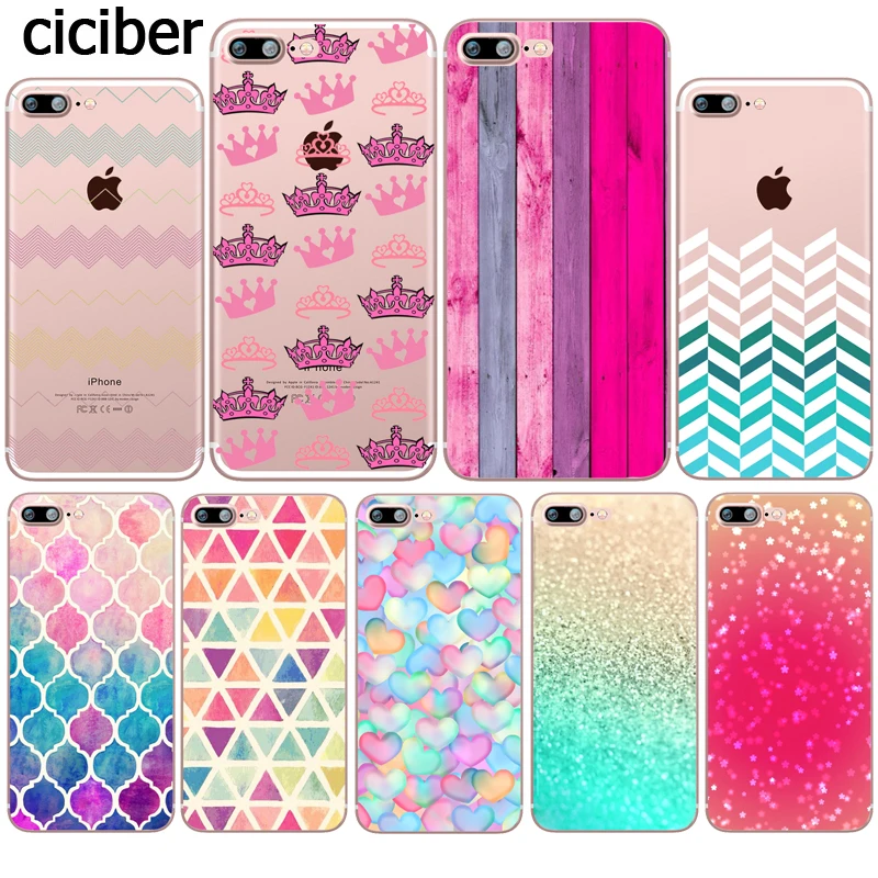 

Princess Crown Lattice Beautiful Wooden Case for iphone 8 7 6 6S PLUS X 5 5S SE 8PLUS Silicon TPU Soft Clear Capinha fundas Capa