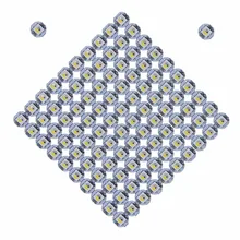 SK6812(аналог WS2812B) ws2812 светодиодный чип RGBW индивидуальный адресуемый светодиодный пиксельный чип теплоотвод печатной платы для Arduino DIY 5 В