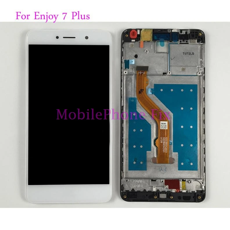 

LCD Display Touch Screen Digitizer Assembly For Huawei Y7 Prime 2017 / Enjoy 7 Plus Tested With LCD Frame Replacement Parts
