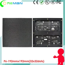 Внутренний SMD светодиодный модуль p6 цена/AliExpress полноцветный светодиодный экран модуль 192 мм x 192 мм