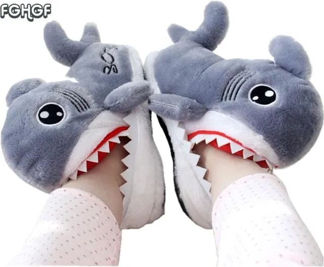 Winter funny Animal slippers women&Men cute Soft House&Home slippers Warm furry slippers Indoor