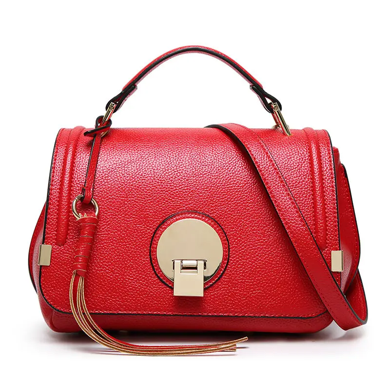

2017 Hot women's Genuine Leather handbags ladies Shoulder Bags women messenger bags female real leather high quality girl's bag