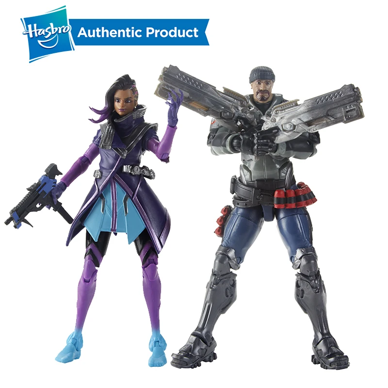 Hasbro Overwatch Ultimates Tracer Sombra Lucio Blackwatch Reyes 6 дюймов Коллекционные Фигурки горячая