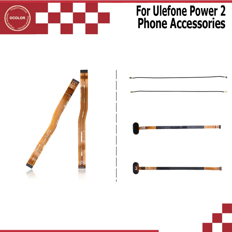 

ocolor For Ulefone Power 2 Coaxial Extension Cable Motherboard Flex Cable Fingerprint Sensor Flex Cable For Ulefone Power 2