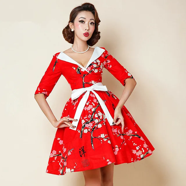 Vintage 50s Day Dress