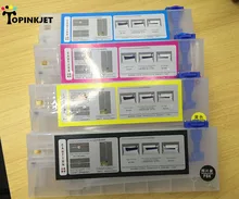 4 color set 220ml empty refill ink cartridge for Roland Mimaki Mutoh printer bulk ink system