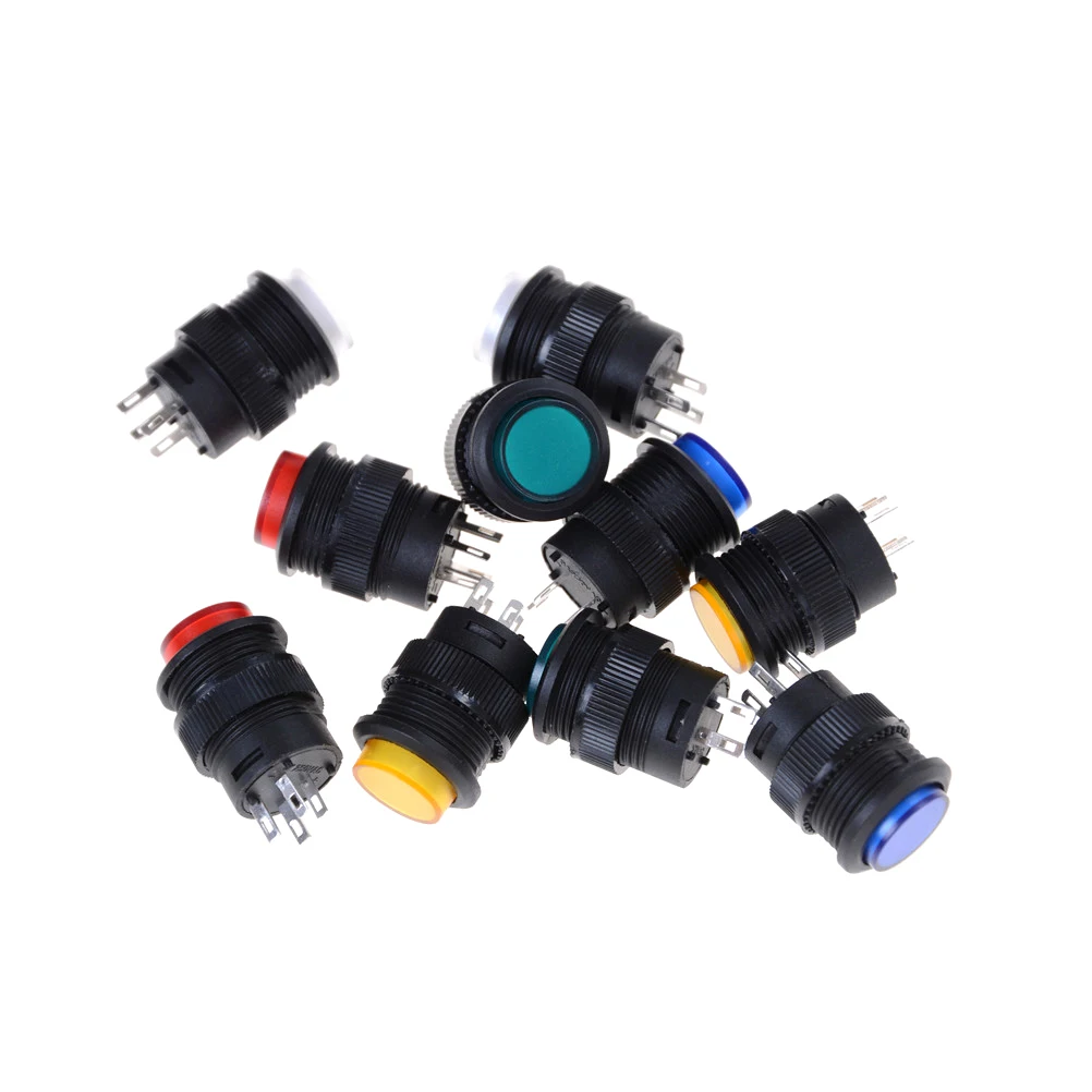 2 шт./лот 5 цветов 3A 250V R16 503AD OFF ON светодиодный светильник с самоблокировкой