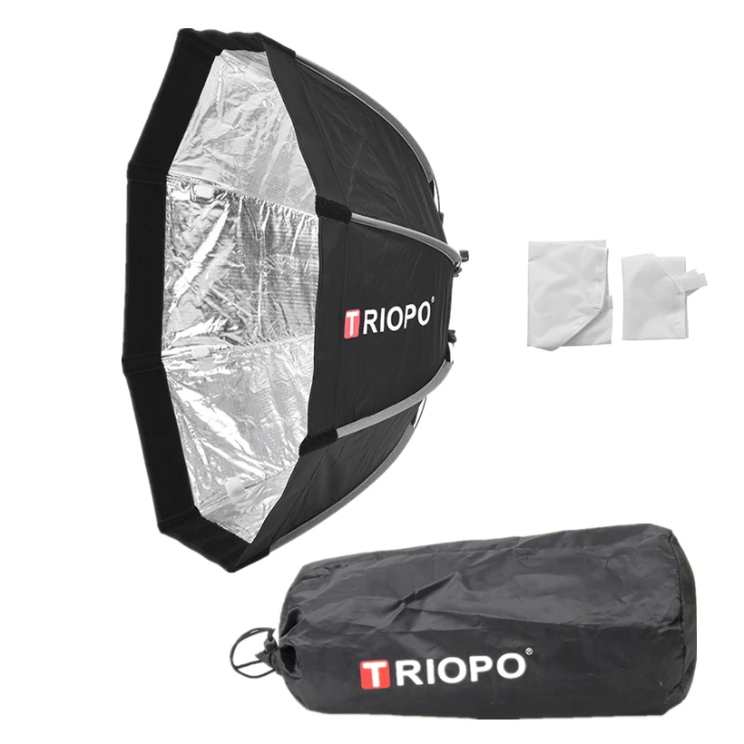55cm-Portable-Bowens-Mount-Octagon-Umbrella-Softbox-For-Photo-Studio-Flash-GODOX-DE300-400-SK400-II