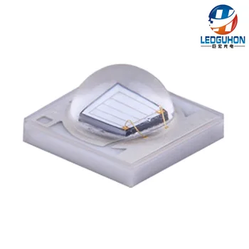 

High power patch LED lamp bead 3535 purple lamp bead 370nm purple light LED UV curable nail light beads