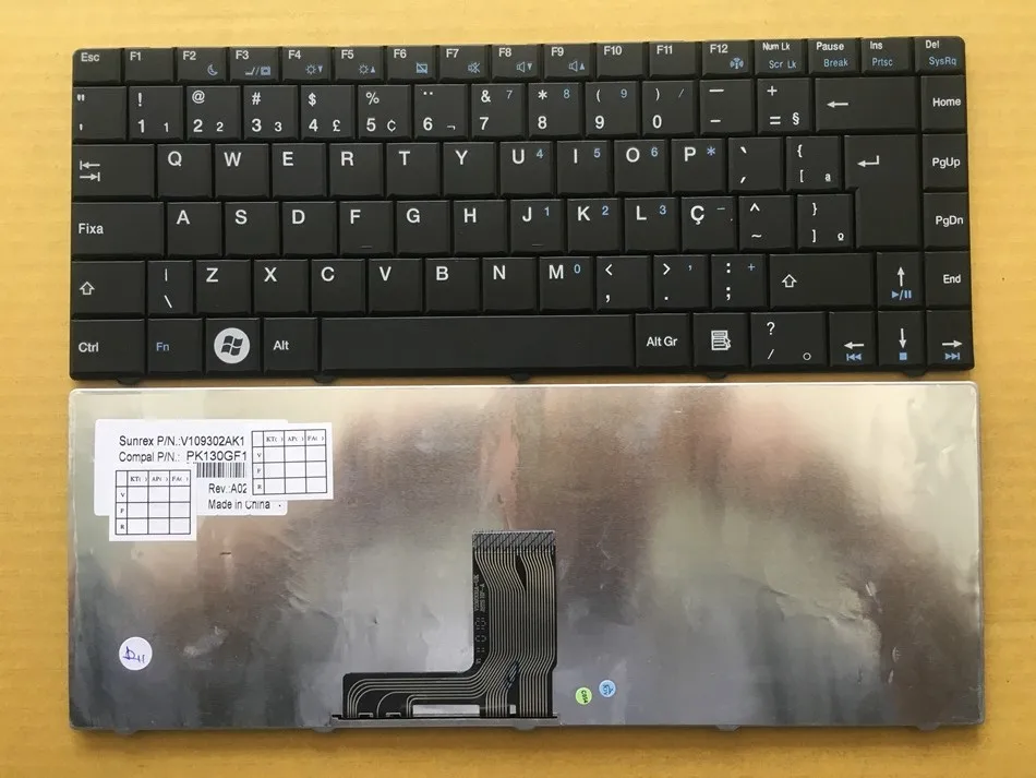

New BR Keyboard for compal as1301 PBL00 V109302AK1 BR PK130GF1A40 Brazilian Keyboard