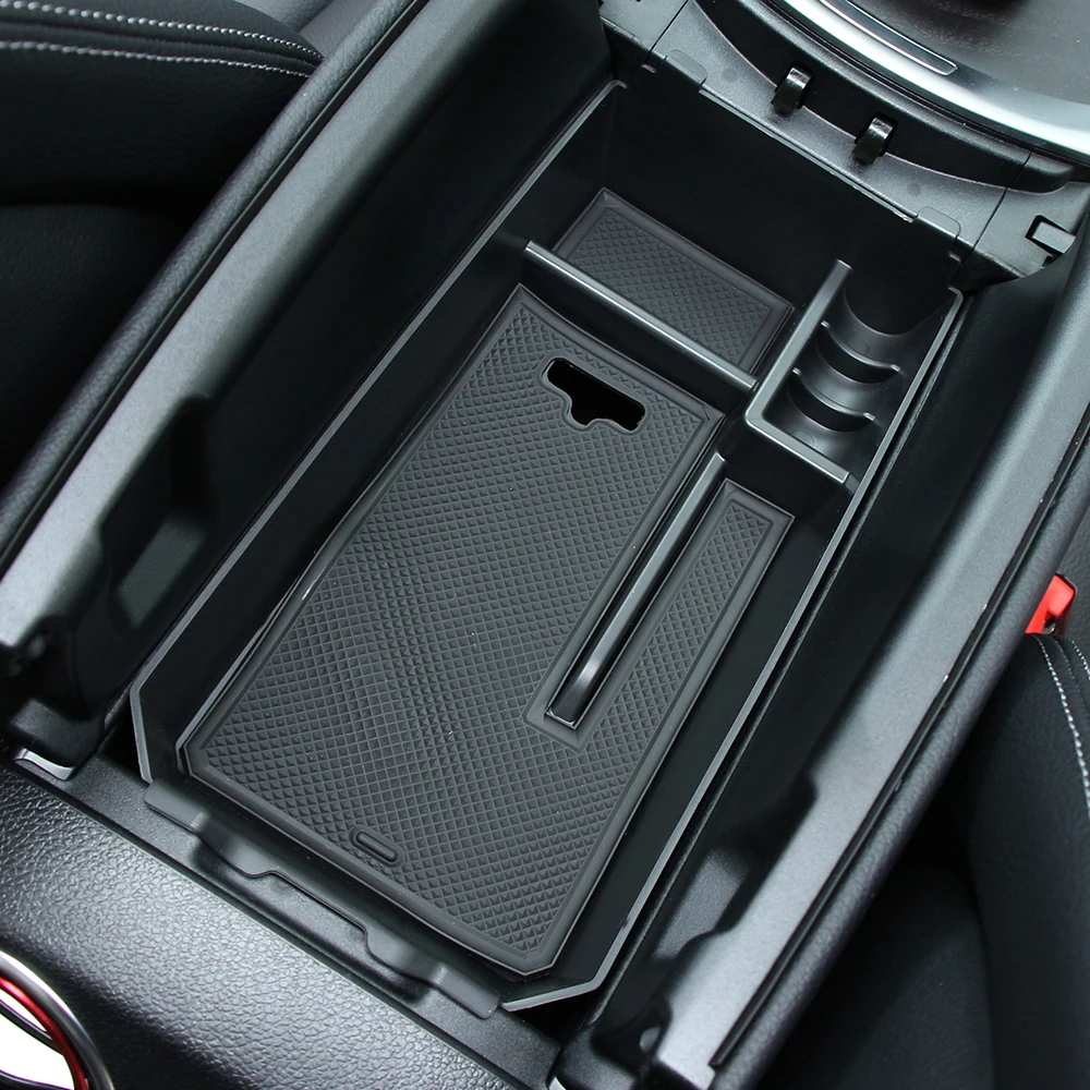 

Central Armrest Box Storage Box decorative cover for Mercedes Benz New C class W205 GLC X253 2015-2017 Car accessories