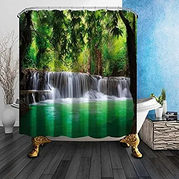 

60"(W)x 72"(H) Halloween Pumpkin jack-o'-lantern spirit festival Special Design for Shower Curtain Bath Curtain