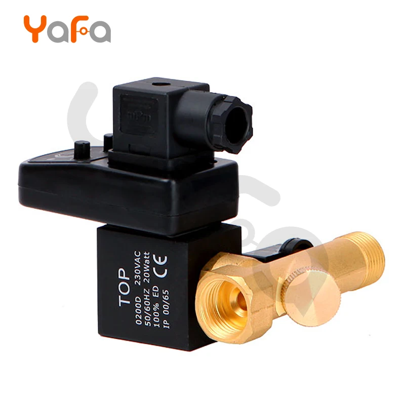 

AC110V 220V DC24V 1/2" DN15 Electronic drain valve with timer ,water valve , solenoid valve for Air Compressor Condensate
