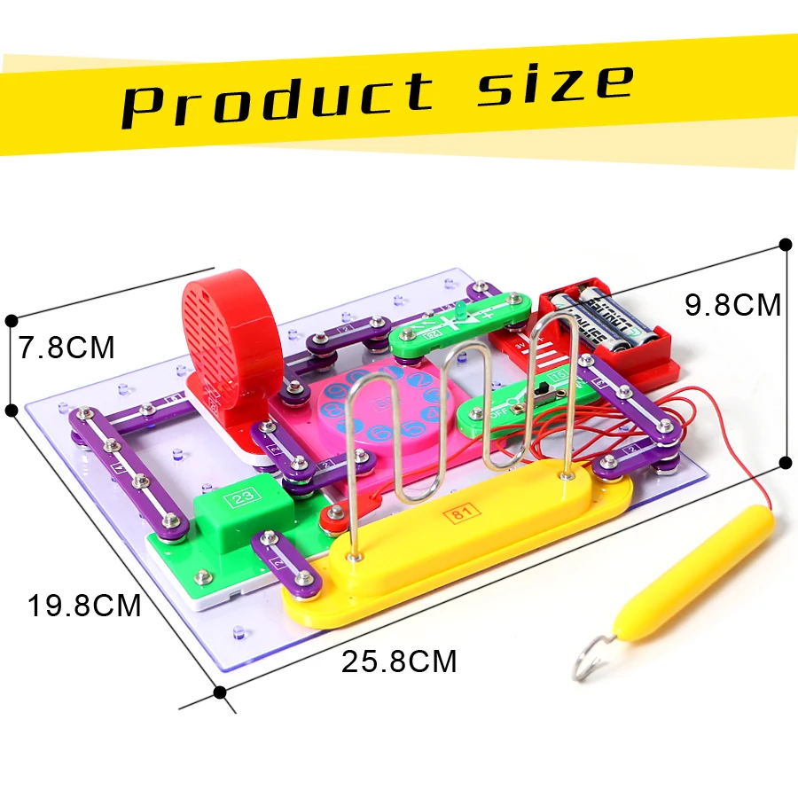 Children Smart Electronic Kit 789 Projects Educational Science Discovery Kit ToyDIY Assemblage Blocks Funny Circuits Toy