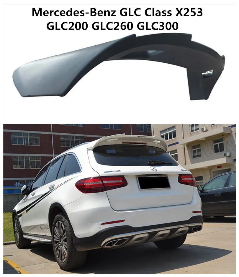 Спойлер для Mercedes Benz GLC Class X253 GLC200 GLC260 GLC300 2016 2017 спойлеры заднего крыла