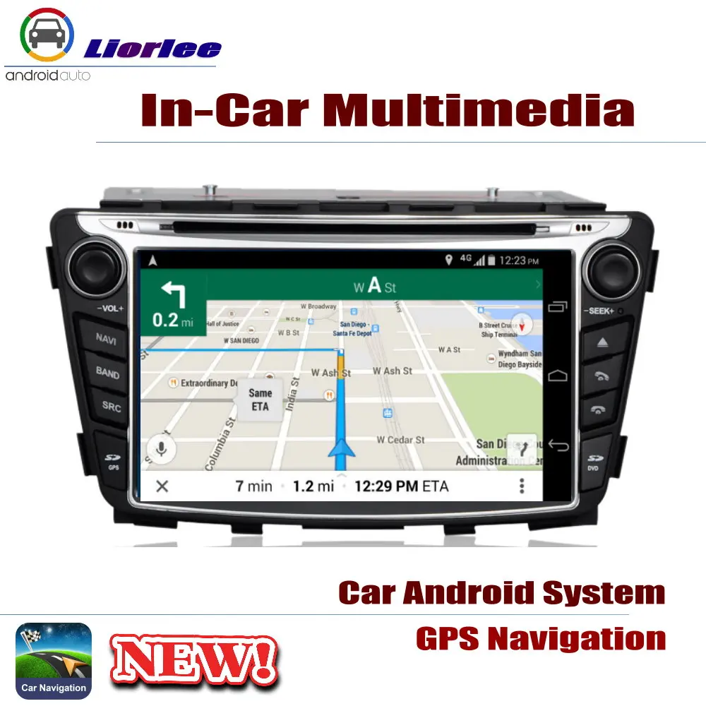 Discount For Hyundai Grand Avega 2011~2018 Car Android GPS Navigation DVD Player Radio Stereo AMP BT USB SD AUX WIFI HD Screen Multimedia 2