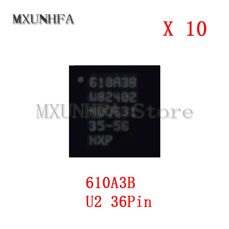 

10pcs U2 Charger Charging iC for iPhone 7 Plus 7G 7P 1610A3B ic Chip U4001 36Pin on Board Ball 610A3B Replacement Parts