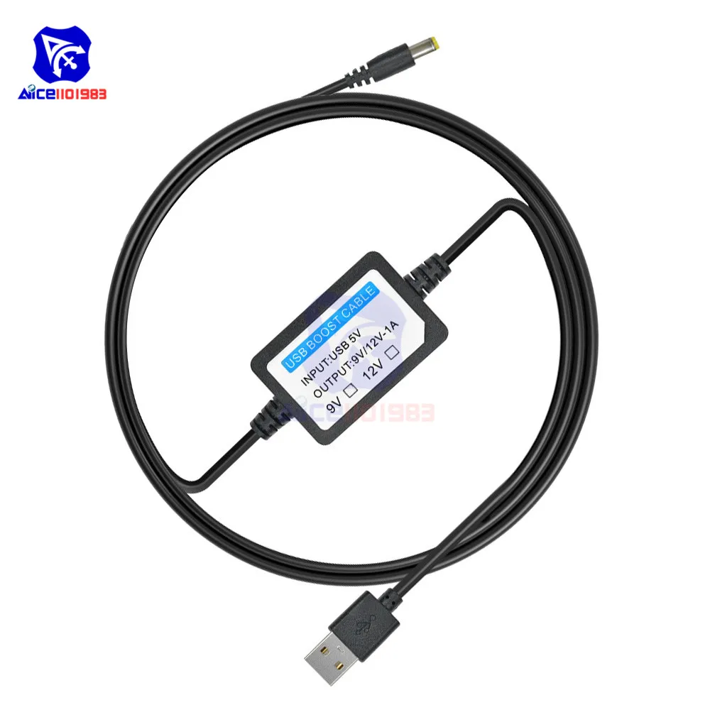 Usb кабель для зарядки 5 5*2 1 мм В 9 В/12 В|Интегральные схемы| |