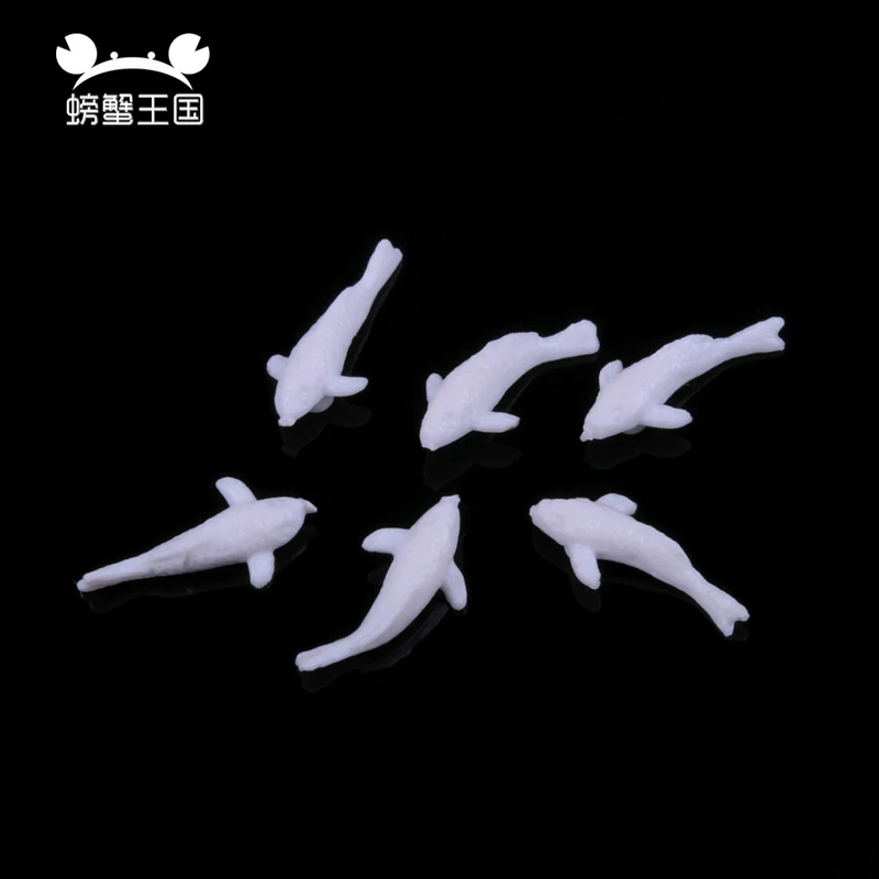

10pcs 1:30 Scale unpainted dolphin Model Railway scale model animals building kit