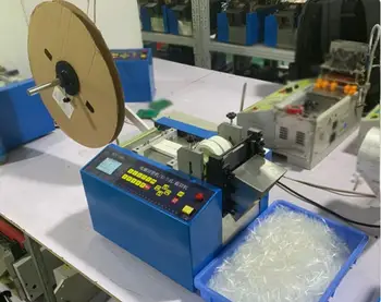

Heat shrinkable tube automatic Teflon casing silicone tube battery casing cutting machine