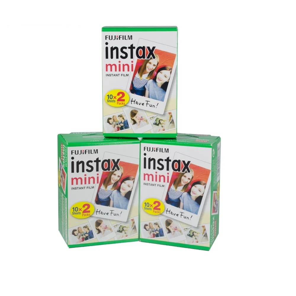 Оригинальная новая упаковка мини instax пленка 20-100 лист 3 inchesWhite Edge фото для Instax 9 7s 8 90 25 55 Share SP-1 mini9 камера - Цвет: Film 60 Sheet