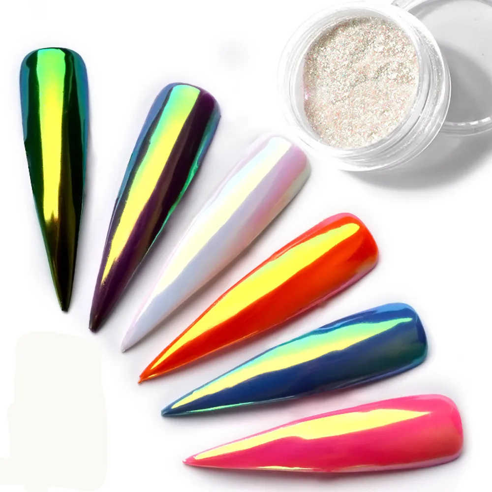 

Neon manicure nail glitter Glitter Powder nail art decorations Chrome Pigment sparkles nails Manicure Dust Nail Art Decor #79