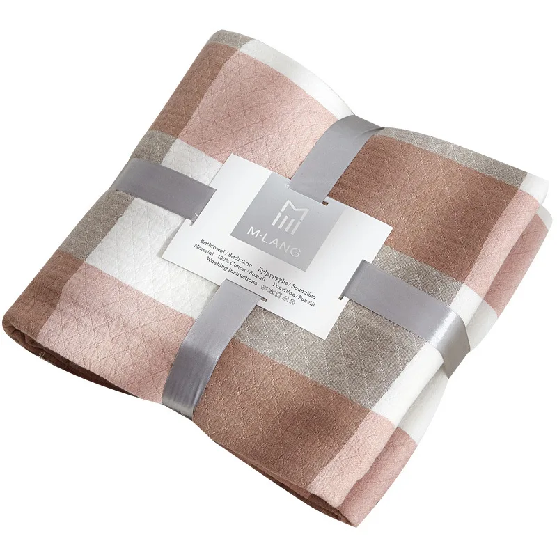 

Cotton Summer Throw Thermal Blanket for Sofa Bed Summer Bedding Coverlet Muslin Blankets for Kids Cozy Breathable