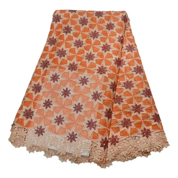 

2019 High Quality African cord Lace Fabric Nigerian Lace Fabric For Women Latest Design French Lace FabricHX1733-1