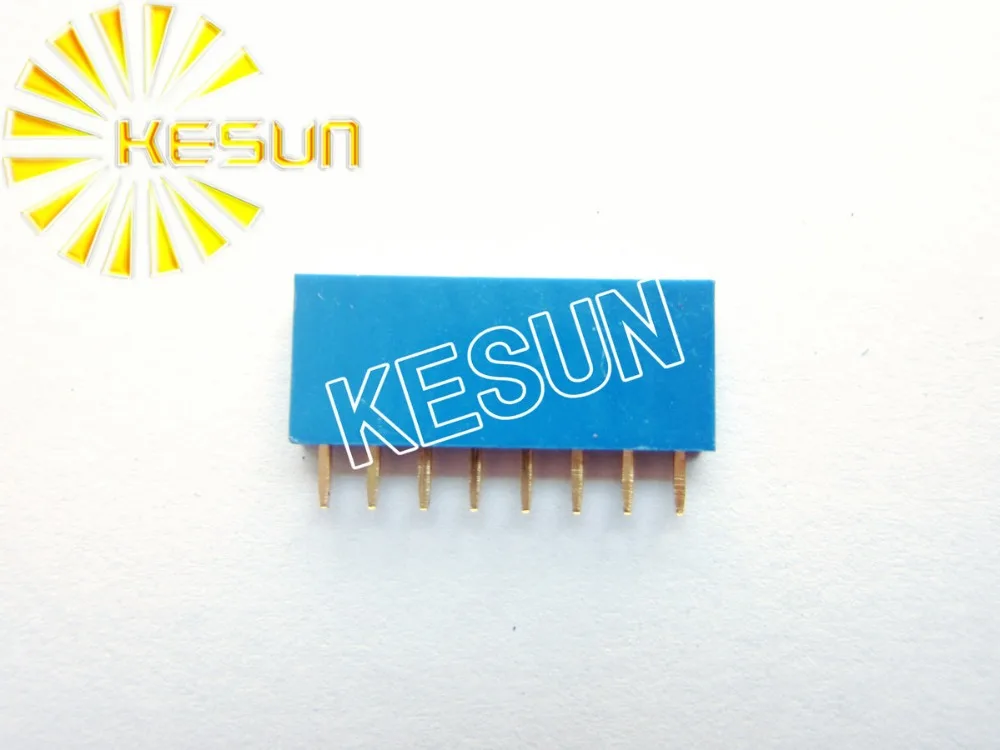 

2.54MM 1X8 8Pin Blue Female Pin Header Strip x 500PCS