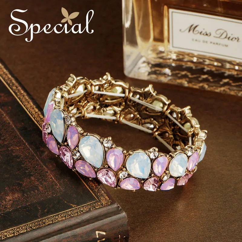 

Special European Style Fashion Bracelets & Bangles Crystal Luxuy Bangles Rhinestones Jewelry Gifts for Women S1746C