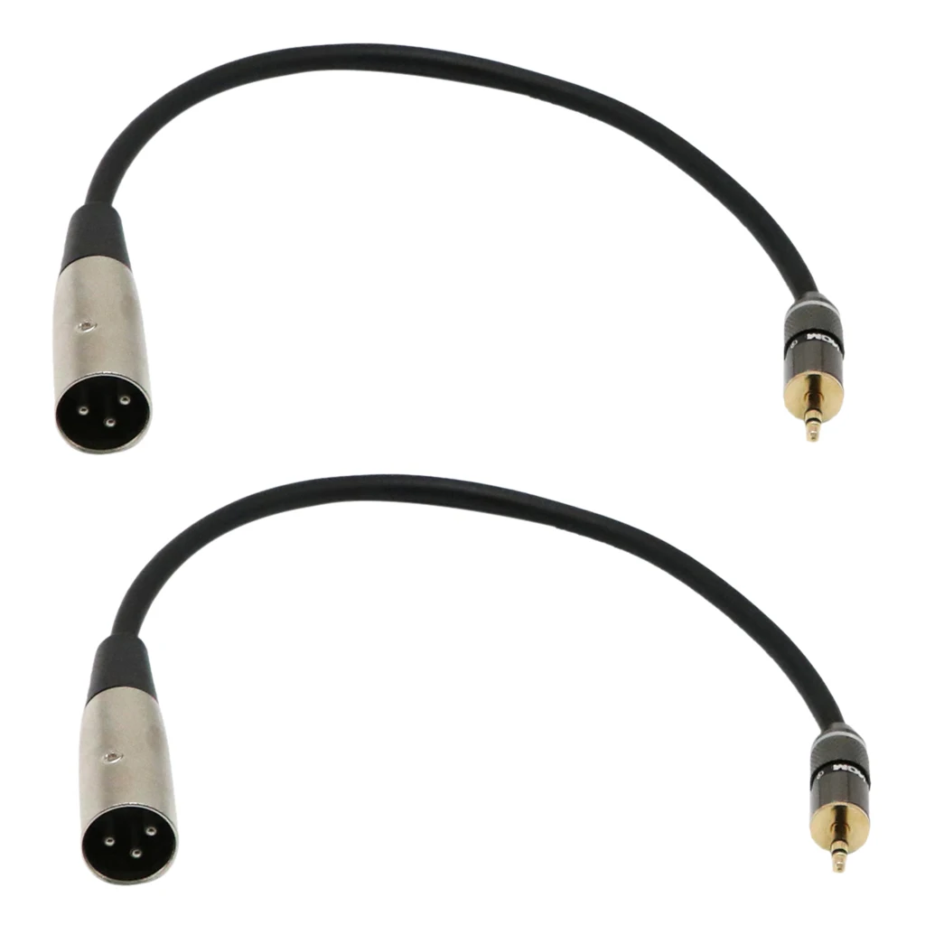 2 Pieces 3.5mm Stereo Mini Plug to XLR Male Stereo Cable on Aliexpress