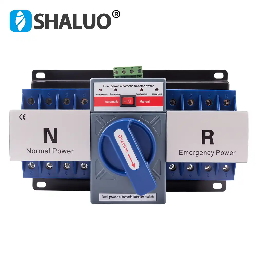 Dual Power ATS Change Over Automatic Transfer Switch 125A 4P Single
