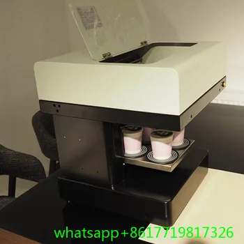 

Coffee Printer 4 cups printing cake Printing machine Automatic edible Printer Chocolate Printer Selfie coffee printing